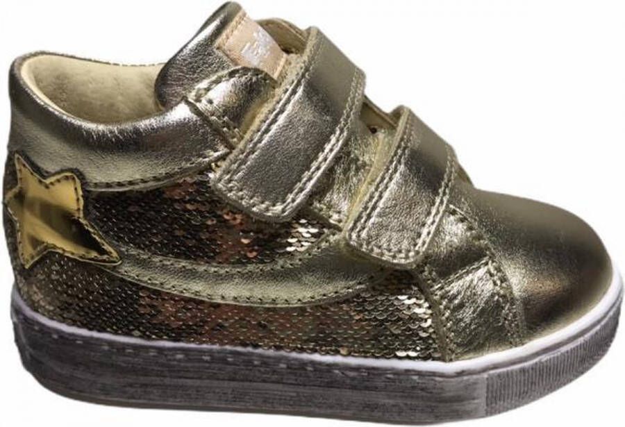 Falcotto velcro meisje schoenen maya goud