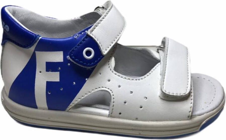 Falcotto velcro sandaal 1572 wit blauw - Foto 4