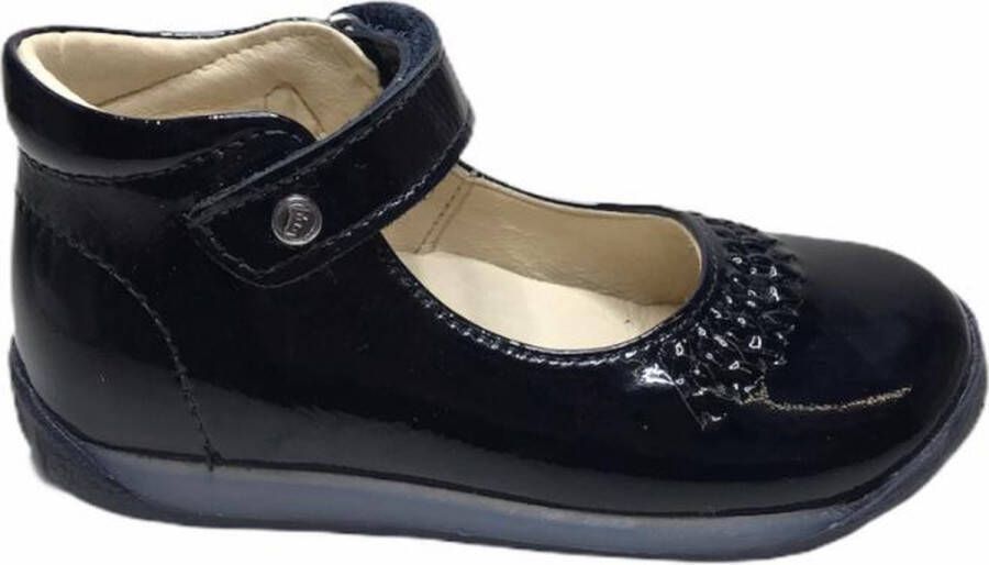 Falcotto velcro vlechtjes ballerina lak navy - Foto 1