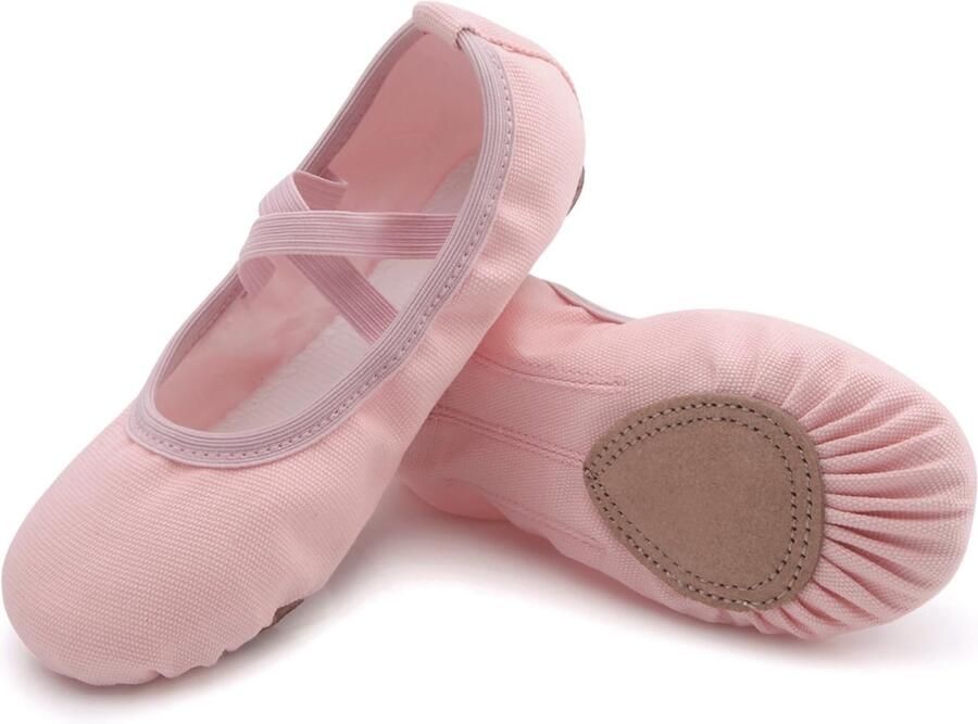 Famanu Balletschoenen voor meisjes en vrouwen canvas
