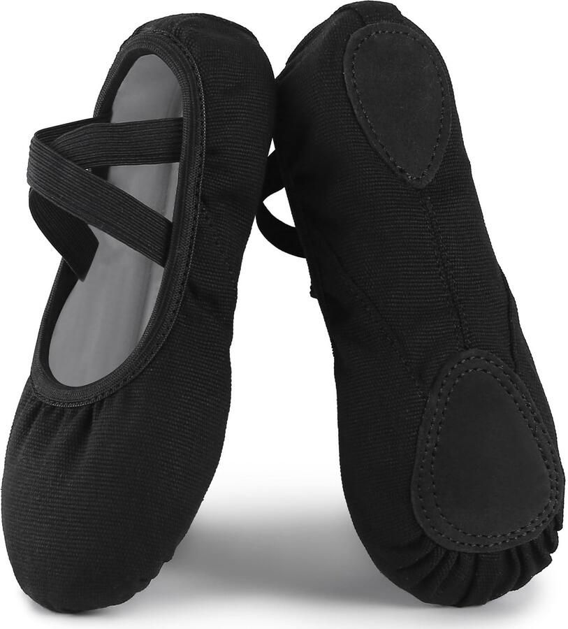 Famanu Canvas Balletschoenen voor Dames en Meisjes Gymnastiek