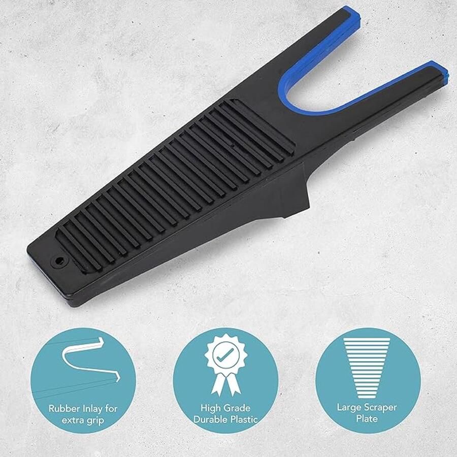 Fa u Stevige laarzentrekker voor regenlaarzen en werklaarzen robuuste kunststof laarzenverwijderaar met antislip rubberen grip geschikt voor alle maten laarzen