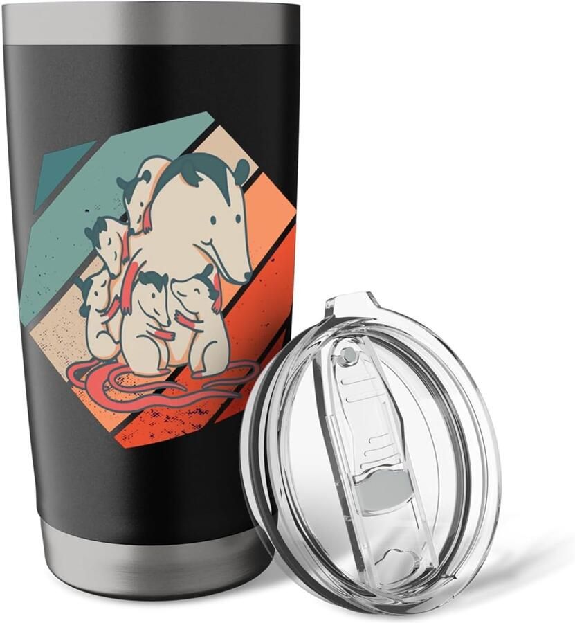 Familie draagbare thermosbeker dubbelwandig