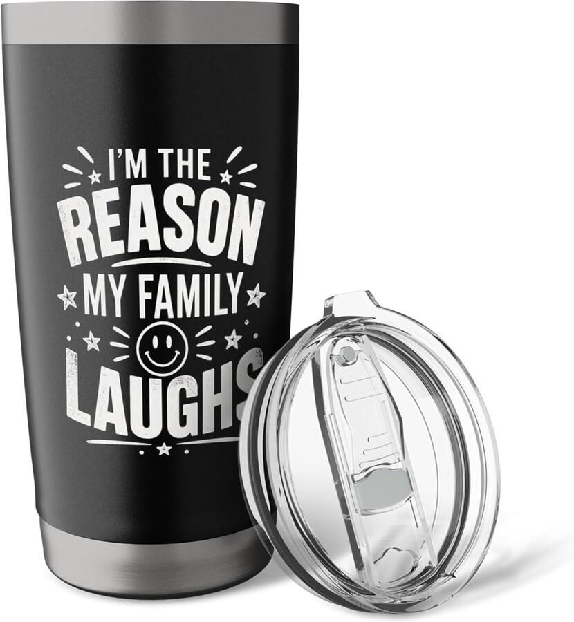 Familiecup met tekst Ik ben de reden dat mijn familie lacht