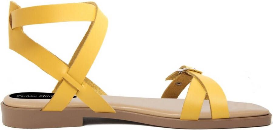 Fashion Attitude Sandalen FAME23-23112MQH-GIALLO Vrouw