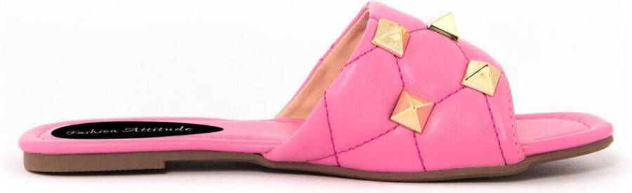 Fashion Attitude Slippers FAME23-909-2 PINK Vrouw
