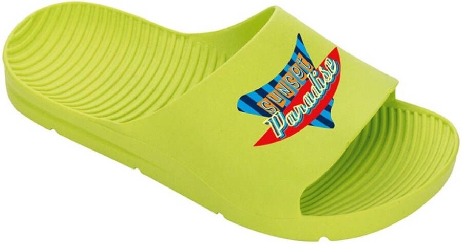 Fashy Badslippers Sunset Paradise Lime