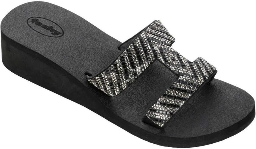 Fashy Ashley Slippers Zwart Vrouw