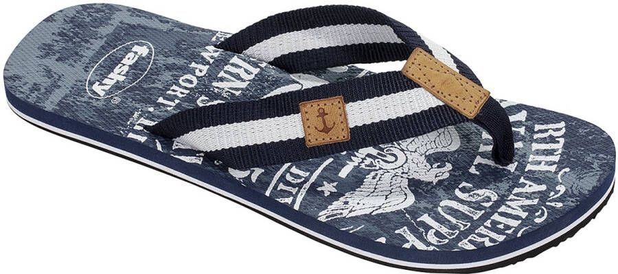 Fashy Slipper Novato Heren Blauw