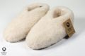 Fast wool Spaanse sloffen 100% wol ecru - Ecru