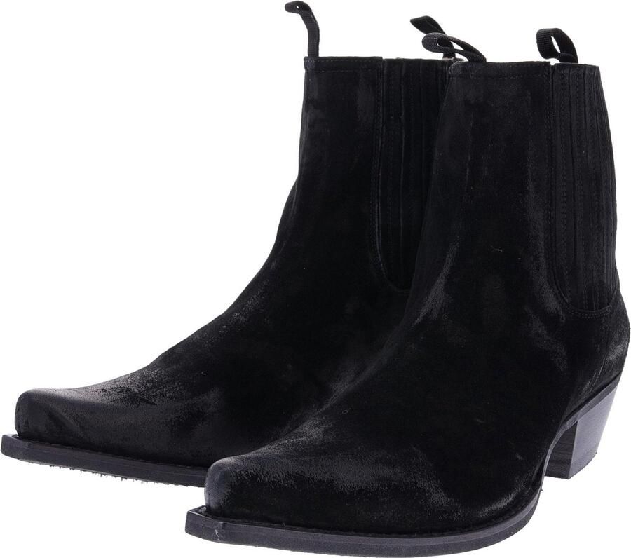 FB Fashion Boots BU1008 western kuitlaars suede zwart