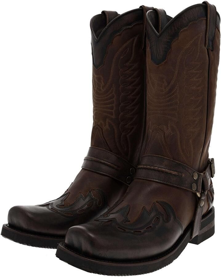 FB Fashion Boots TAURO HIGH GOMA bikerlaarzen bruin - Foto 1