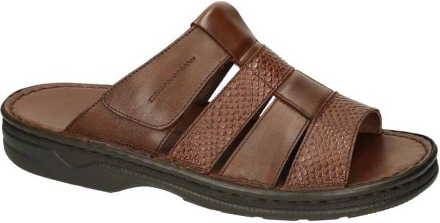 Fbaldassarri -Heren bruin pantoffels & slippers