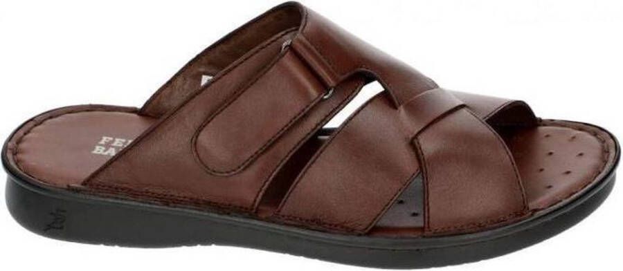 Fbaldassarri Heren bruin pantoffel slippers