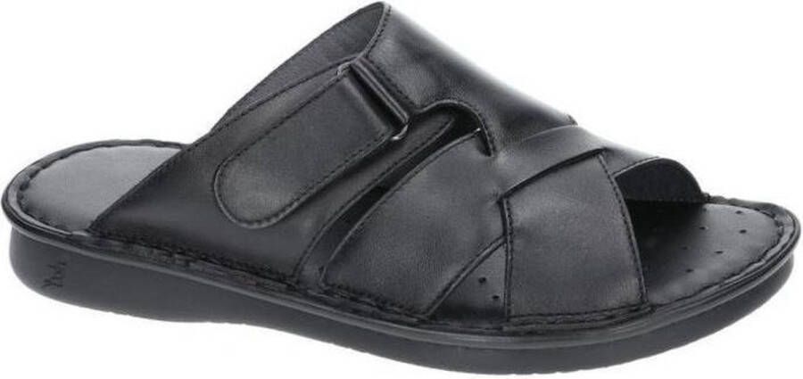 Fbaldassarri -Heren zwart pantoffel slippers