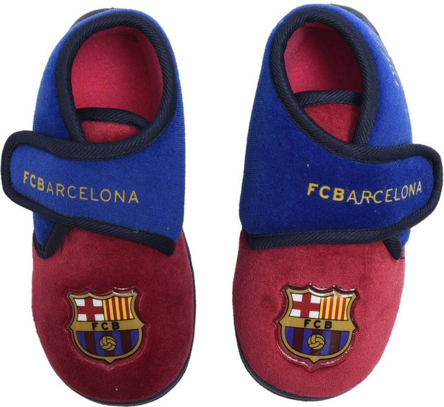F.C. Barcelona FC Barcelona Pantoffel met stevige zool