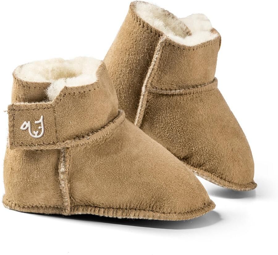 Fellhof KUSCHL Babyslofjes (bruin)