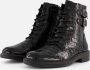 Feyn Brooke Veterboots zwart Lak - Thumbnail 2