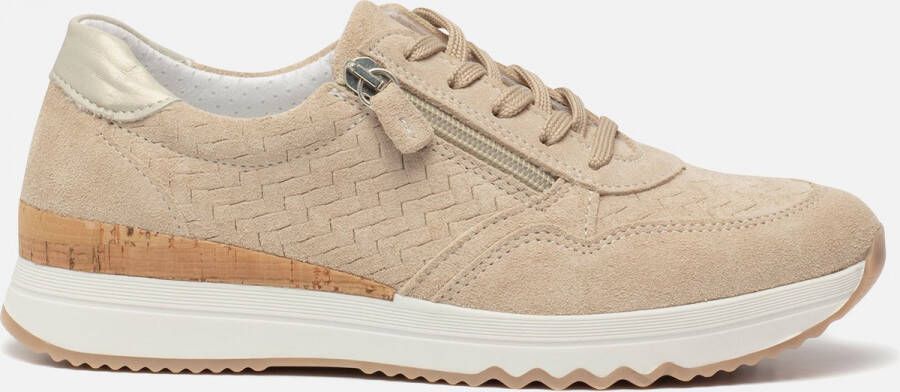 Feyn Sneakers Beige Suede 101511 Dames Suède