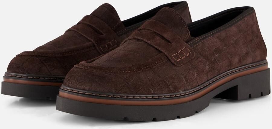 Feyn Instappers bruin Suede