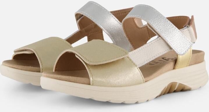 Feyn Sandalen goud Leer