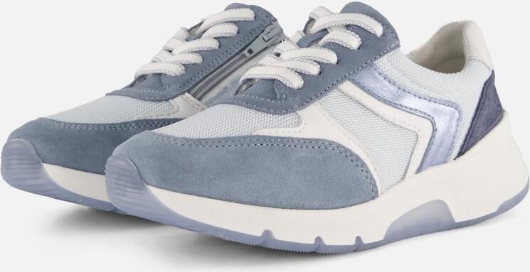 Feyn Sneakers blauw Suede