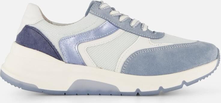 Feyn Sneakers blauw Suede