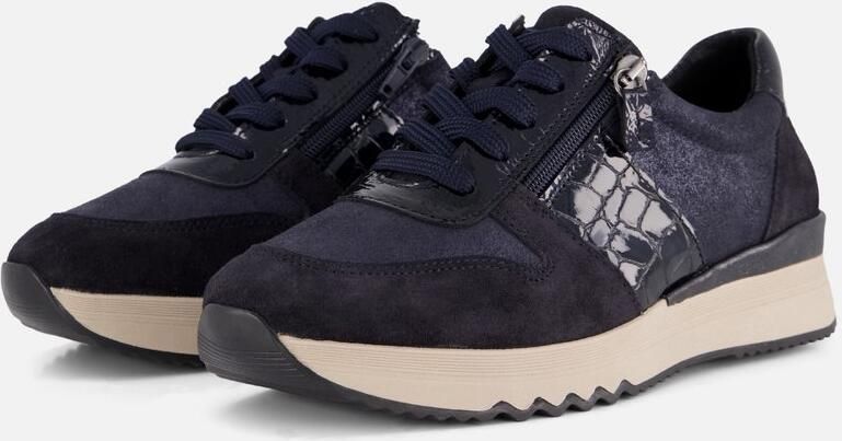 Feyn Sneakers blauw Suede