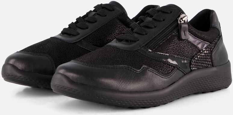 Feyn Sneakers zwart Suede