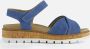 Feyn Mia 01 Sandalen Denim Leer - Thumbnail 2