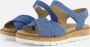 Feyn Mia 01 Sandalen blauw Leer - Thumbnail 3
