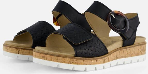 Feyn Mia 96 Sandalen zwart Leer