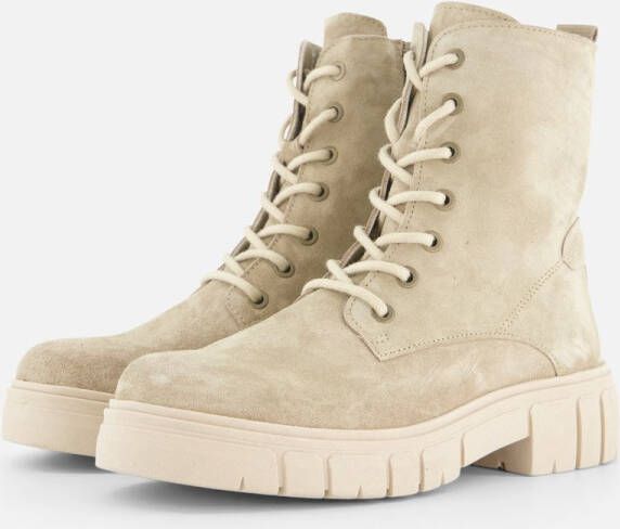 Feyn Paige01 Veterboots taupe Suede