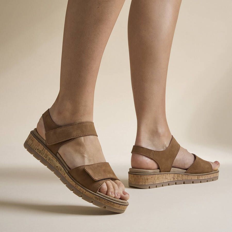 Feyn sandalen cognac