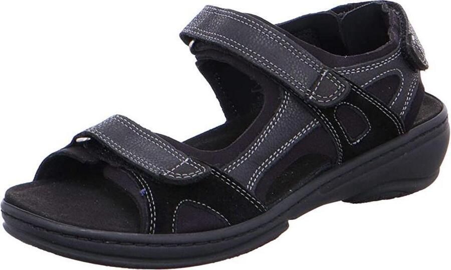 Fidelio 445007-10 dames sandalen zwart