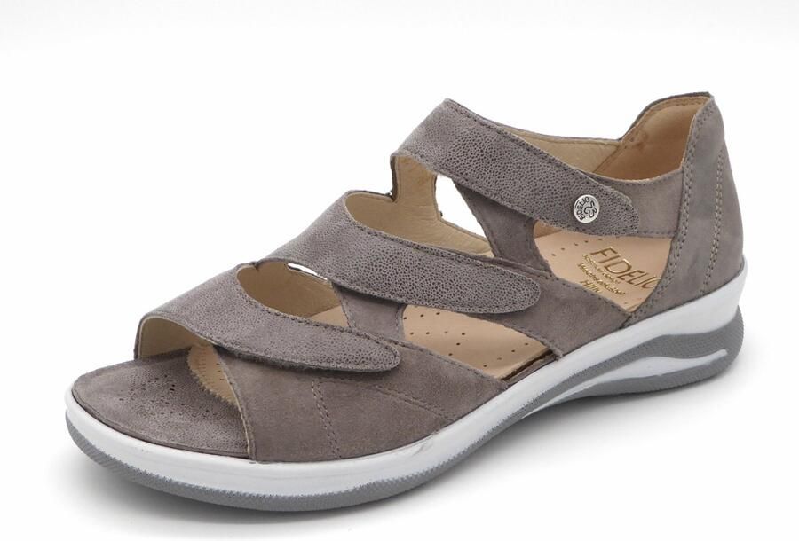 Fidelio Dames Sandaal 496016-78 Grijs Wijdte H