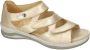 Fidelio Hallux -Dames beige sandalen - Thumbnail 1