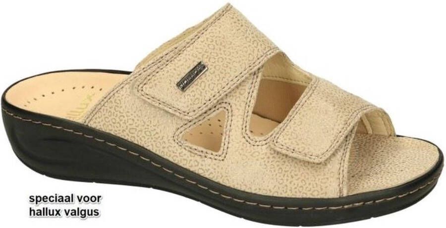 Fidelio Hallux -Dames beige slippers & muiltjes