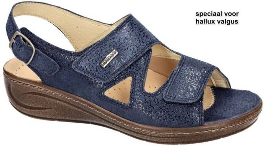 Fidelio Hallux -Dames blauw donker sandalen