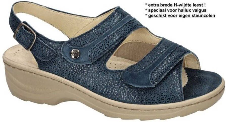 Fidelio Hallux -Dames blauw donker sandalen
