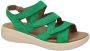 Fidelio Hallux -Dames groen sandalen - Thumbnail 1