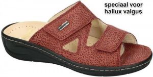 Fidelio Hallux -Dames roze donker slippers & muiltjes