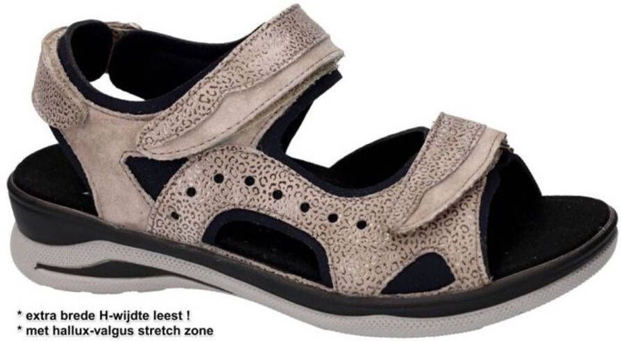 Fidelio Hallux -Dames taupe sandalen