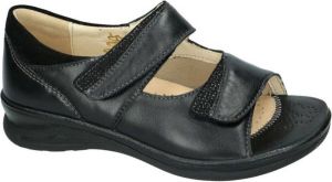 Fidelio Hallux -Dames zwart sandalen