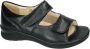 Fidelio Hallux -Dames zwart sandalen - Thumbnail 2