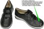 Fidelio Hallux -Dames zwart sneakers - Thumbnail 2