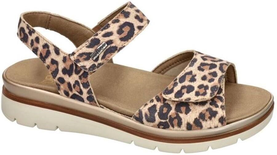 Fidelio Hallux -Dames beige donker sandalen