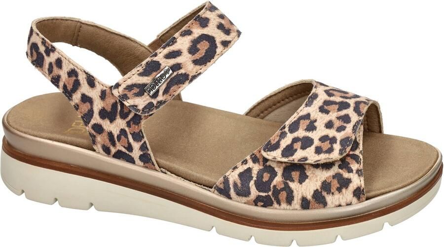 Fidelio Hallux -Dames beige donker sandalen