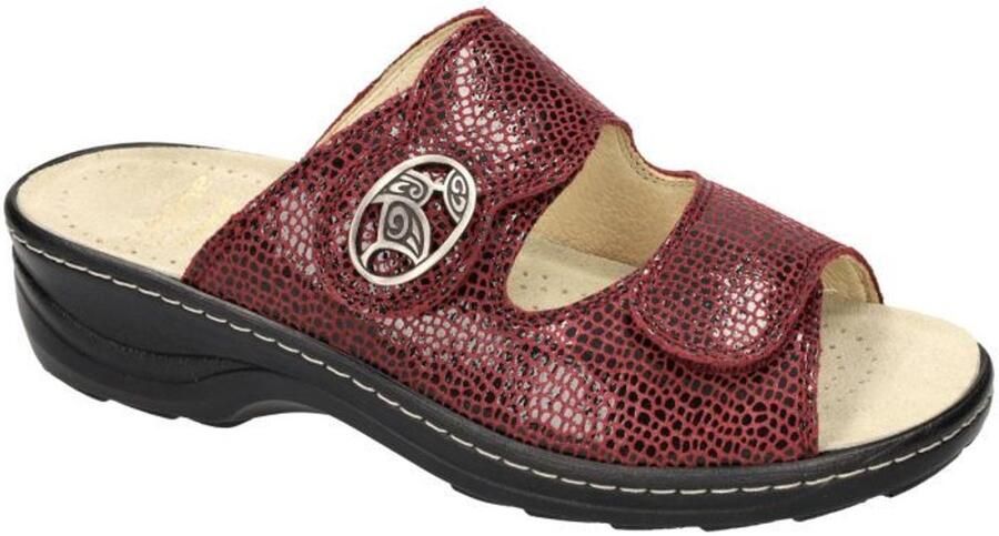Fidelio Hallux -Dames bordeaux slippers & muiltjes