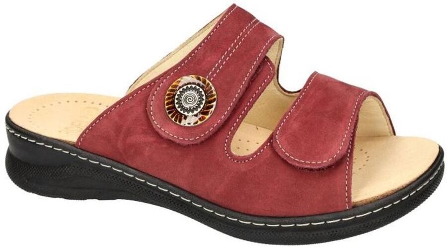 Fidelio Hallux -Dames bordeaux slippers & muiltjes